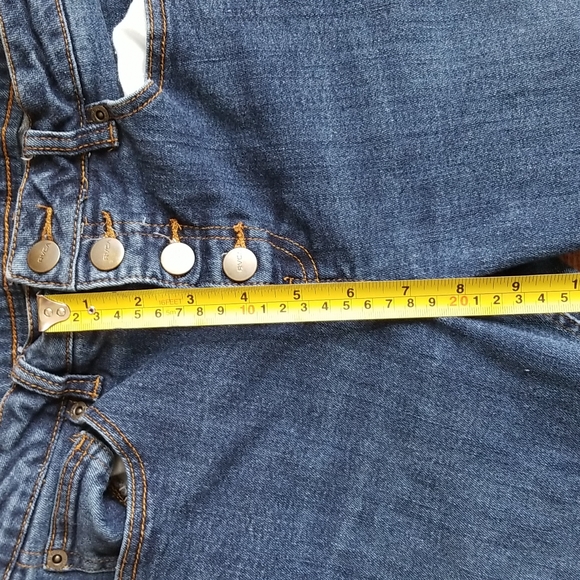 (30) RVCA Skinny Fit Denim Mid Rise Cropped Jeans Cotton Blend - Picture 9 of 10